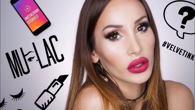 'MULAC E\' MIA ?!? GRWM+FAQ+3 NEW VELVET SUMMER!'