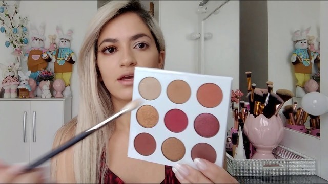 'RESENHA DA PALETA THE BURGUNDY PALETTE  KYSHADOW KYLIE JENNER'