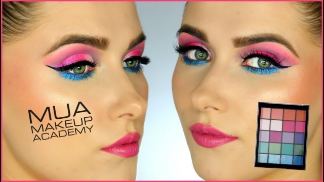 'MUA COSMETICS TROPICAL OCEANA PALETTE TUTORIAL! | shivonmakeupbiz'