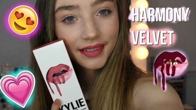 'Kylie Jenner Velvet Lip Kit | Harmony | Review + Swatches'