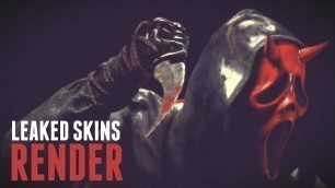 'Dead by Daylight Animation | Leaked Cosmetics 4K Render, GhostFace, Pig | Part 1'