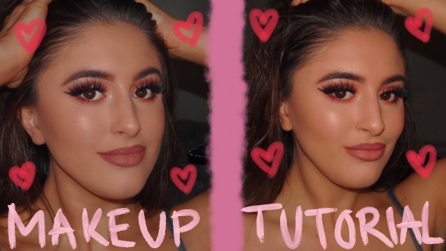 'VALENTINES MAKEUP TUTORIAL | KYLIE COSMETICS \"THE BURGUNDY PALETTE\" | Chloe Justine Jones'