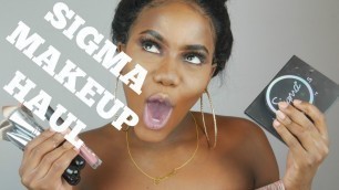 'Sigma Makeup HAUL |PR PACKAGE'