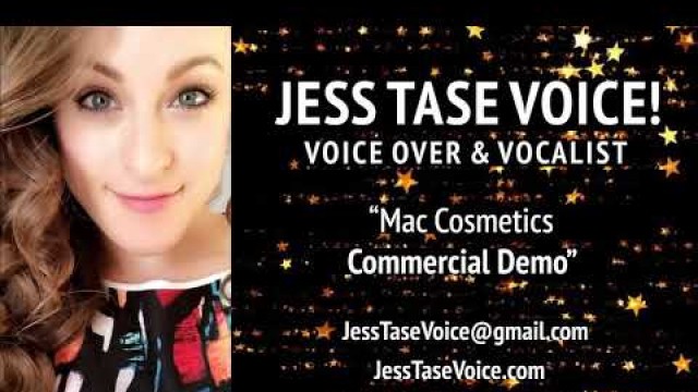 'Mac Cosmetics - Commercial Voice Over Demo - Jess Tase Voice'