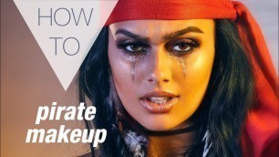 'PIRATE | HALLOWEEN | HOW TO MAKEUP TUTORIAL'