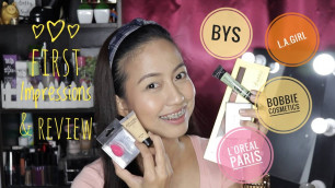 'First Impressions and Review | BYS | Bobbie Cosmetics | L.A. Girl | by itsme_chin chai'