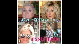'GetReadyWithMe~Bare Minerals~ Over70Beauty~Beach Wig 