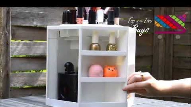 '360 Spinning Tabletop Cosmetic Organizer For Make Up Lovers'