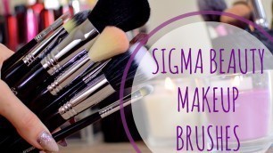 '⭐️ Sigma Beauty Makeup Brushes Review & Close-up ⭐️'