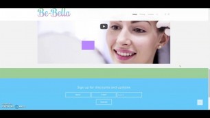 'Be Bella Cosmetics Desktop View'