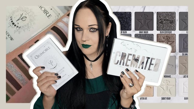 'JEFFREE STAR Cremated VS. VE COSMETICS Grimoire GOTH REVIEWS | Mumma Goth'