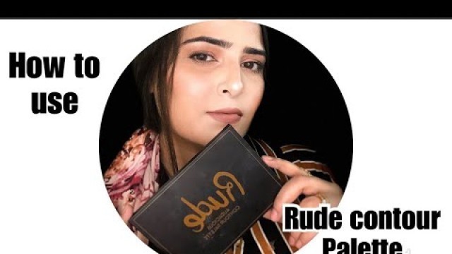 'Rude Cosmetics Audacious Contour palette/basic beauty'