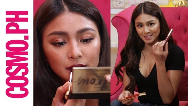 'Nadine Lustre Tries Her BYS Lustrous Makeup Collection'