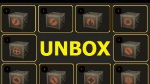 'TF2: Unboxing 10 Meet your Match Unlocked Cosmetic Crates: Scout to Spy Multiclass ►Team Fortress 2◄'