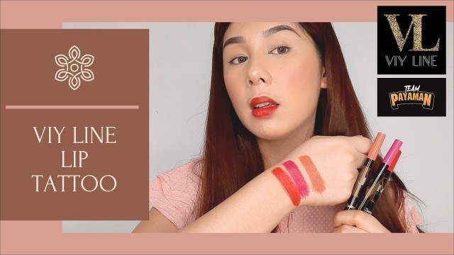 'VIY LINE LIP TATTOO | HONEST REVIEW |SWATCHES & REVIEWS'