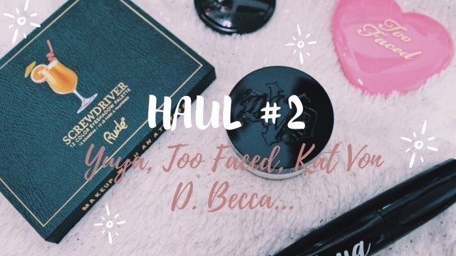 'HAUL + PRIMERAS IMPRESIONES Máscara Yuya, Rude Cosmetics ... 