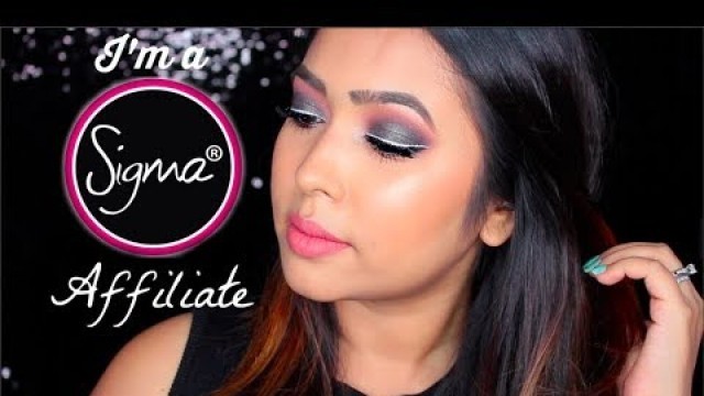 'How to wear white eyeliner | Sigma Beauty Affiliate Welcome Gift Unboxing'