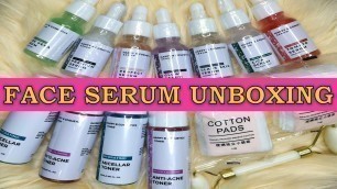 'FACE SERUM UNBOXING | HAPPY B COSMETICS'