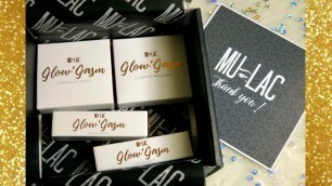 '♡UNBOXING: Mulac Cosmetics Glow\'Gasm♡'