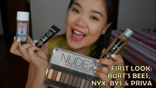 'Unboxing Priva, BYS, Burt\'s Bees and NYX Cosmetics - msyellowyum'