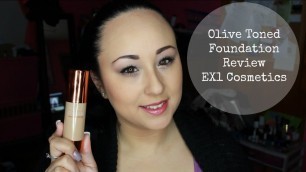 'Olive Toned Foundation Review: EX1 Cosmetics | MsNikkiGBeauty'