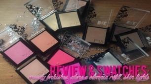 '- ♡ ☾ REVIEW&SWATCHES: MULAC cosmetics moody blushes, atene&olimpia refill, skin lights ☽ ♡ -'