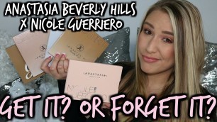 'ANASTASIA BEVERLY HILLS X NICOLE GUERRIERO GLOW KIT - WITH COMPARISONS &  SWATCHES!'