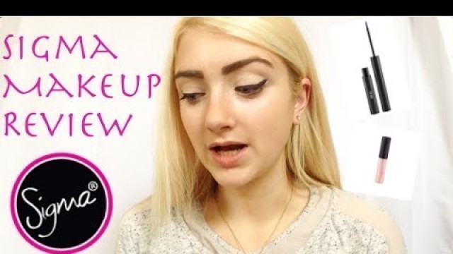 'Sigma Makeup Review (LIQUID EYELINER, HIGHLIGHTER, BROW PENCIL)'