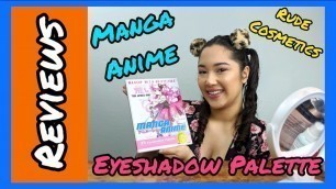 'THE TRUTH: Rude Cosmetics Manga Anime Palette - Review'