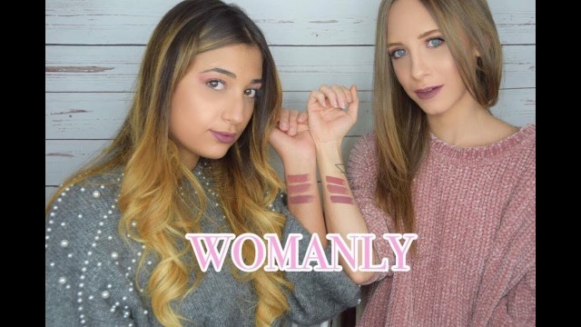 'WOMANLY COLLECTION DI MULAC COSMETICS! Ciglia finte, swatches!'