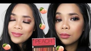 'Juicy Peach Makeup Look using BYS Peach palette