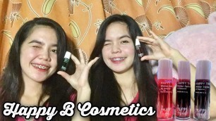 'HONEST REVIEW FOR HAPPY B COSMETICS | Boac Twins'