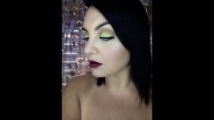 'Make up with different palette by Mulac cosmetics'