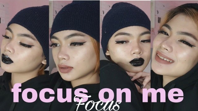 'Black Lipstick Make up look ft. BYS'