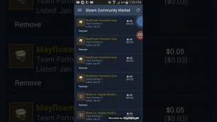 'I\'m selling tf2 Man co. Supply crates and Mayflower Cosmetic crates'