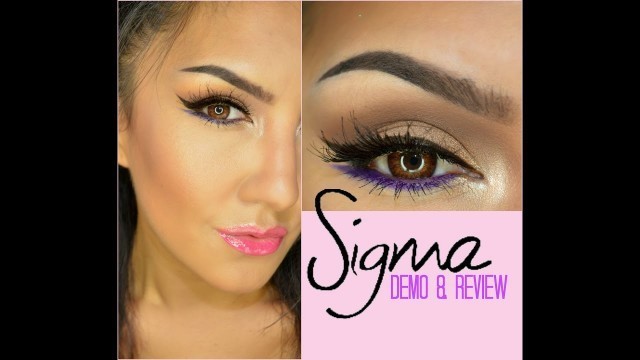 'SIGMA Beauty productos DEMO  & REVIEW'