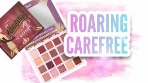 'PALETA DE SOMBRAS ROARING CAREFREE / RUDE COSMETICS / SWATCHES / 7 SOMBRAS BRILLANTE Y 13 MATE'