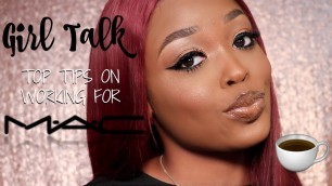 'GIRL TALK: TOP TIPS ON GETTING HIRED AT MAC! | MAKEUP MOO'