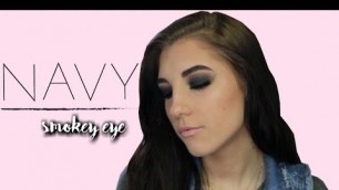 'EASY NAVY SMOKEY EYE | TARTE SEX KITTEN PALETTE'