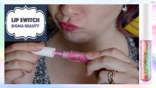 '(ENG) BEAUTY | Trying Lip Switch of Sigma Beauty | MAMÁ MODERNA'