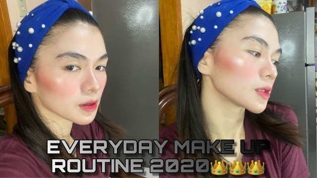 'Make up routine 2020 plus first impression of BYS GLASS GLOW FOUNDATION AND COMPLEXION PALETTE'