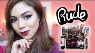 'RUDE COSMETICS FULL FACE FIRST IMPRESSION REVIEW AND DEMO (PAK O LAGPAK?) - candyloveart'