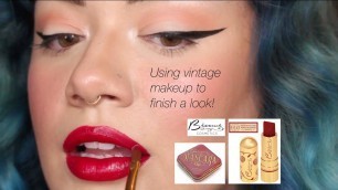 'Vintage Makeup Look ft. Bésame Cosmetics || beautibean'