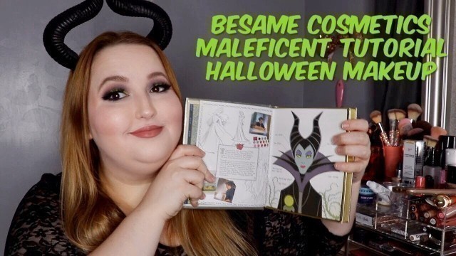 'Besame Cosmetics Maleficent Tutorial | Halloween Makeup'