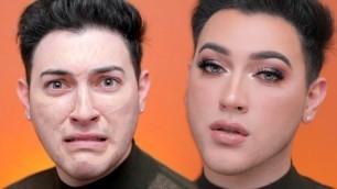 'FULL COVERAGE GLAM MAKEUP TUTORIAL ON MANNY MUA'