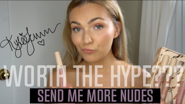 'SEND ME MORE NUDES | Kylie Cosmetics Vacation Collection: Lip Swatches + Review 