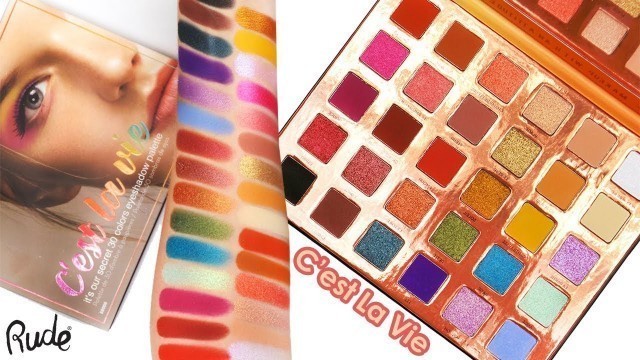 'C\'est La Vie Palette Swatches | Rude Cosmetics'