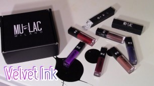 'VELVET INK di Mulac Cosmetics: Swatch sulle labbra e prime impressioni.'