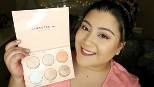 'Anastasia Beverly Hills X NICOLE GUERRIERO Glow Kit | Review Swatches + Demo'