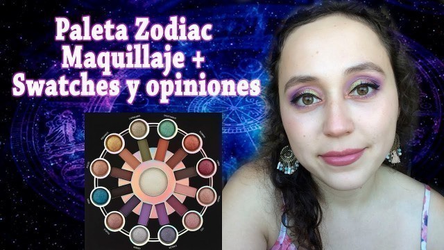 'Probando Paleta Zodiac de BH Cosmetics | Maquillaje de Instagram | Swatches y Opiniones'